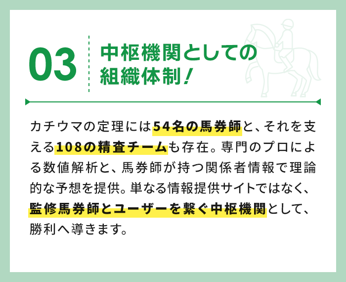 中枢機関としての組織体制！