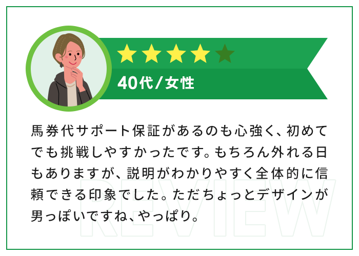 ★★★★|40代・女性